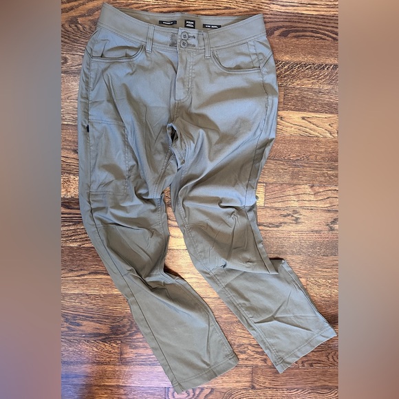 Prana Halle Straight Fit Women's Olive Green hiking pants size 6 regular - Picture 4 of 9